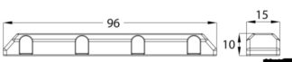 Protezione per pontile MEDIUM FENDER blu - 33.519.64 Osculati Boe, parabordi