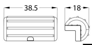 Protezione per pontile CORNER blu - 33.519.71 Osculati Boe, parabordi