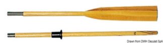 Remo faggio smontabile 300 cm - 34.456.30 Osculati Remi e pagaie