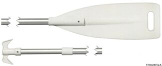 Pagaia telescopica con gancio 90/160 cm - 34.459.20 Osculati Remi e pagaie