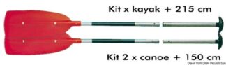 Coppia pagaie smontabili 150 cm - 34.470.03 Osculati Remi e pagaie