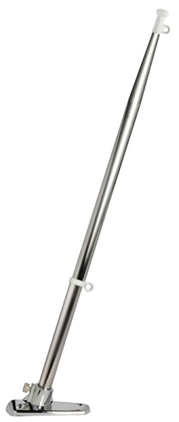 Asta portabandiera inox 25 x 1200 mm - 35.390.15 Osculati Segnavento, bandiere, portachiavi