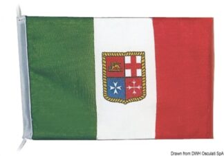 Bandiera poliestere Italia 20 x 30 cm - 35.459.01 Osculati Segnavento, bandiere, portachiavi