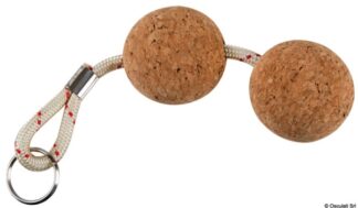 Portachiavi doppia pallina sughero - 35.841.10 Osculati Segnavento, bandiere, portachiavi
