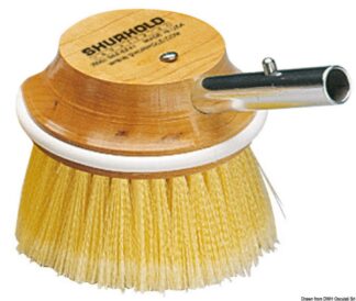 Spazzolone tondo 5" fibre gialle - 36.050.00 Osculati Kit pulizia, teleria