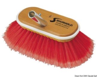 Spazzolone 6" fibre morbide e medie rosse - 36.965.00 Osculati Kit pulizia, teleria