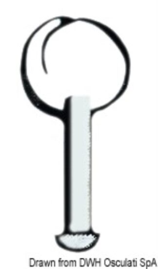 Perno inox 8x20 senza anello - 37.106.23 Osculati Viteria