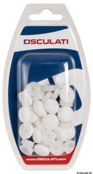 Coprivite 4.8/6.0 mm bianco (blister 20 pz) - 37.345.01 Osculati Viteria