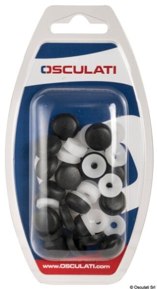 Coprivite 4.8/6.0 mm nero (blister 20 pz) - 37.345.02 Osculati Viteria