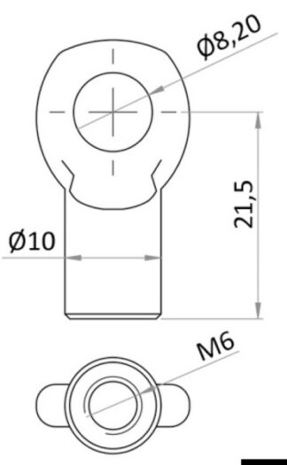 Testine in inox piatte x 38.009.xx / 38.010.xx - 38.009.99 Osculati Molle a gas, ferramenta inox