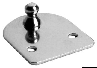 Piastrina inox piana sfera 10 mm - 38.013.40 Osculati Molle a gas, ferramenta inox