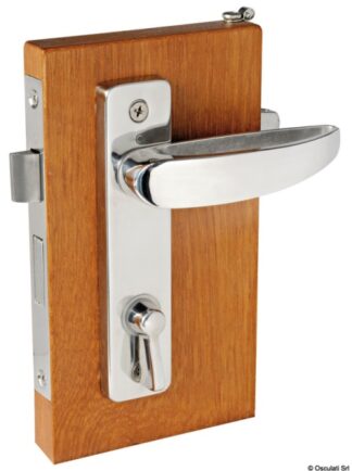 Serratura per WC e cabine Destra Interna, Sinistra Esterna - 38.129.11 Osculati Molle a gas, ferramenta inox