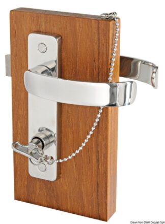 Maniglie con mostrine Contemporary DX destra esterna + interna - 38.129.17 Osculati Molle a gas, ferramenta inox