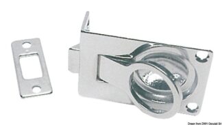 Scrocchetto a filo ottone cromato 57x40 mm - 38.131.40 Osculati Molle a gas, ferramenta inox