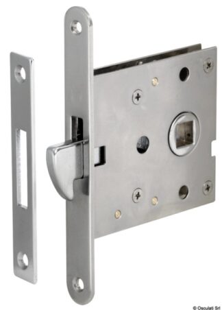 Serratura da incasso per porte scorrevoli - 38.131.46 Osculati Molle a gas, ferramenta inox