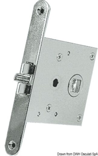 Serratura incasso ottone cromato - 38.131.47 Osculati Molle a gas, ferramenta inox