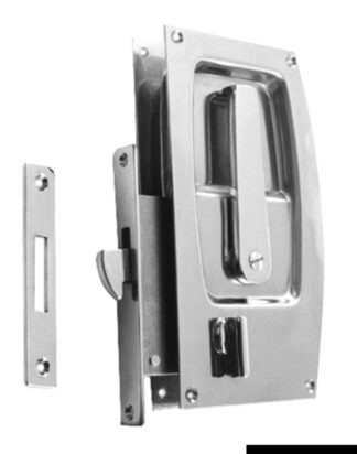 Serratura porte scorrevoli con blocco - 38.132.08 Osculati Molle a gas, ferramenta inox