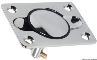 Alzapaglioli a pomolo 65x50mm - 38.144.00 Osculati Molle a gas, ferramenta inox