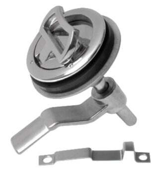 Alzapagliol inox + serratura - 38.152.02 Osculati Molle a gas, ferramenta inox