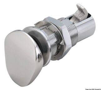 Chiusura Flush Lock ovale - 38.179.50 Osculati Molle a gas, ferramenta inox
