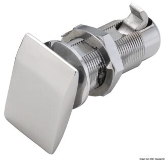 Chiusura Flush Lock rettangolare - 38.179.51 Osculati Molle a gas, ferramenta inox
