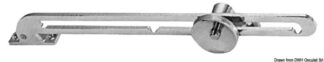 Compasso telescopico 205x305 - 38.191.50 Osculati Molle a gas, ferramenta inox