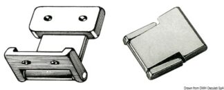 Cerniera flush deck 34x28 - 38.196.00 Osculati