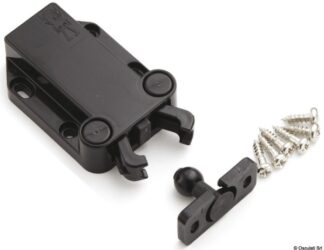 Scrocco a contatto flottante non magnetico nero - 38.199.01 Osculati Molle a gas, ferramenta inox