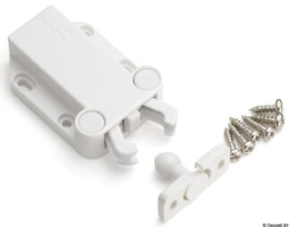 Scrocco a contatto flottante non magnetico bianco - 38.199.02 Osculati Molle a gas, ferramenta inox