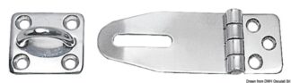 Ferma gavone inox ribalta 33x87 - 38.211.26 Osculati Molle a gas, ferramenta inox
