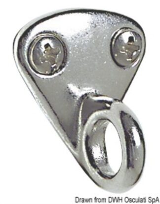 Piastrina inox 27x30 mm - 38.301.11 Osculati Molle a gas, ferramenta inox