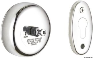 Stendibiancheria retrattile con cavo in nylon - 38.330.01 Osculati Molle a gas, ferramenta inox