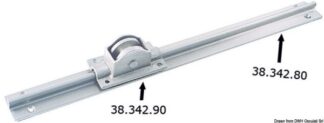 Carrello ott. nich. 64x37 mm - 38.342.90 Osculati Molle a gas, ferramenta inox