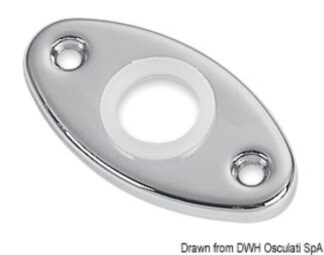 Rosetta ot.cr. ovale 28x53 - 38.348.10 Osculati Molle a gas, ferramenta inox