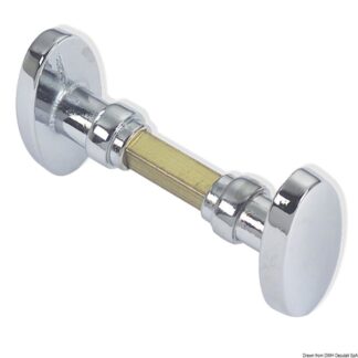 Maniglietta doppio pomolo ottone - 38.395.00 Osculati Molle a gas, ferramenta inox
