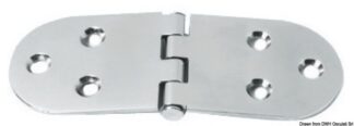 Cerniera inox 160x60 mm - 38.455.03 Osculati Molle a gas, ferramenta inox