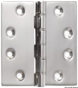 Cerniera inox 102x102x4 mm - 38.455.14 Osculati Molle a gas, ferramenta inox