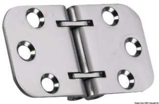 Cerniera a filo 69x40 mm - 38.460.78 Osculati Molle a gas, ferramenta inox