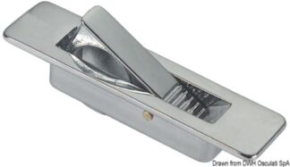 Alzapagliolo a ribalta 85x25 con prigionieri - 38.510.34 Osculati Molle a gas, ferramenta inox