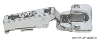 Cerniera a molla 15/19 94x54 - 38.525.43 Osculati Molle a gas, ferramenta inox