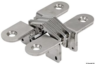 Cerniera a scomparsa mm 69 (Conf. da 2Pz) - 38.527.05 Osculati Molle a gas, ferramenta inox