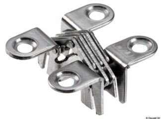 Cerniera a scomparsa mm 44,5 (Conf. da 2 pz) - 38.527.03 Osculati Molle a gas, ferramenta inox