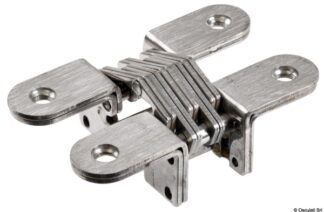 Cerniera a scomparsa mm 84 (Conf. da 2Pz) - 38.527.06 Osculati Molle a gas, ferramenta inox