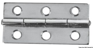 Cerniera inox mm 60x30 - 38.822.01 Osculati Molle a gas, ferramenta inox