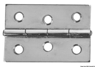 Cerniera inox mm 60x40 - 38.822.02 Osculati Molle a gas, ferramenta inox