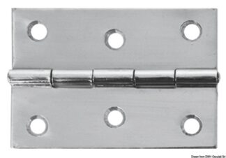 Cerniera inox mm 75x50 - 38.822.04 Osculati Molle a gas, ferramenta inox