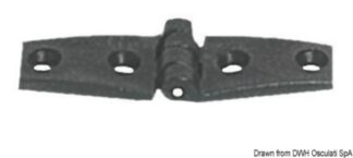 Cerniera nylon mm.82x26 nera - 38.823.60 Osculati Molle a gas, ferramenta inox