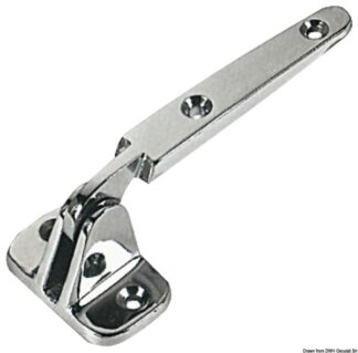 Cerniera boccaporto o.cr110x40 - 38.825.01 Osculati Molle a gas, ferramenta inox
