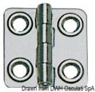 Cerniera inox mm 44x46 - 38.829.02 Osculati Molle a gas, ferramenta inox