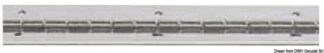 Cerniera inox barra 5x200 cm - 38.999.03 Osculati Molle a gas, ferramenta inox